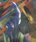 Franz Marc Details of Fate of the Animals (mk34) oil painting picture wholesale